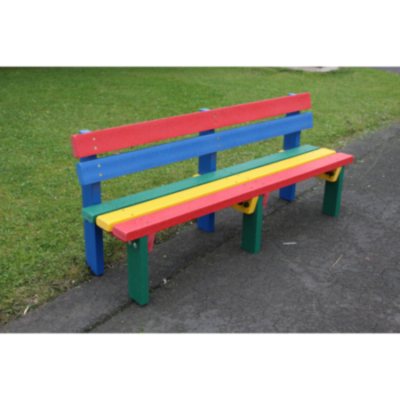 SEN Recycled Plastic Childrens Reston Park Bench- 3 Seater