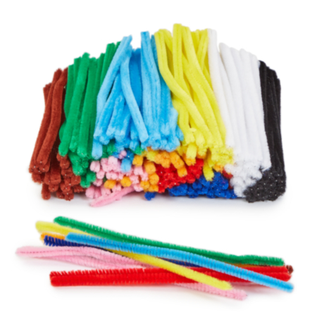 Craft Pipe Cleaners Assorted 150mm  Pack 250