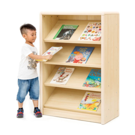 Early Years Maple Sloping Big Book Display Unit