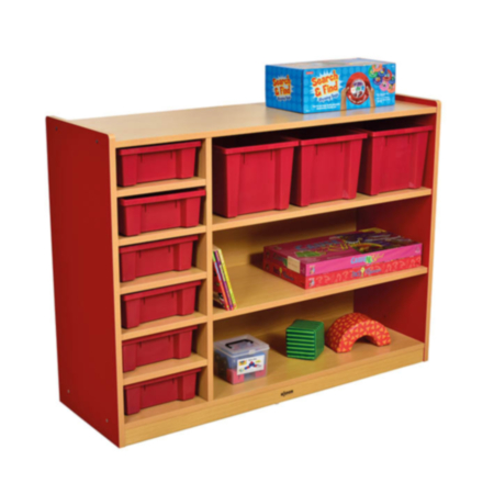 Early Years Milan 3 Level Multi Storage Unit with 9 Trays 