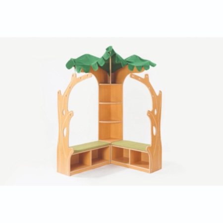 Early Years Indoor Wooden School Tree House Library Corner