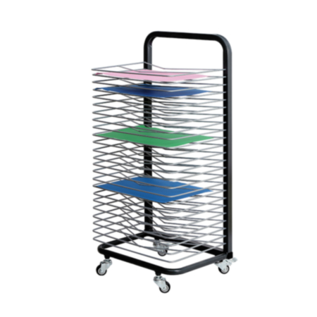 Portable 24 Shelf Classroom Art Drying Rack