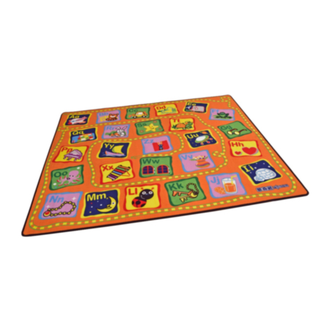 Indoor Early Years Learn the Alphabet Activity Rug 