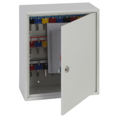 Phoenix Deep Key Cabinet KC0301K 50 Hook with Key Lock