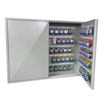 Phoenix Deep Plus &amp; Padlock Key Cabinet KC0503K 100 Hook with Key Lock