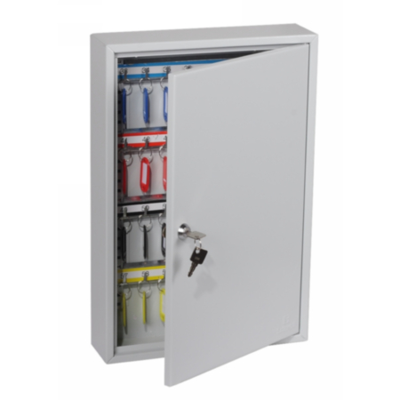 Phoenix Commercial Key Cabinet KC0602K 64 Hook with Key Lock.