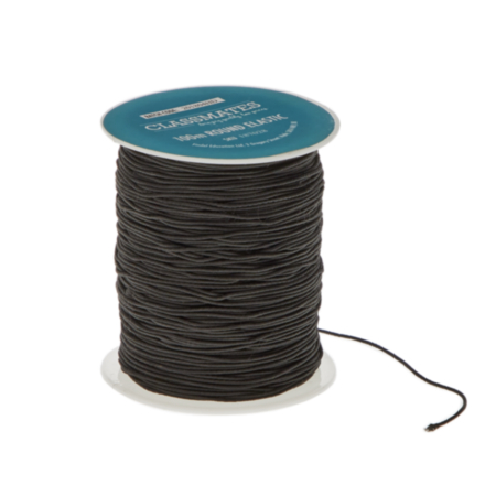 Round Elastic Black