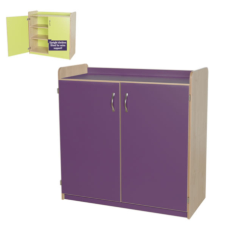 Kubbyclass 962mm High 2 Door Wide Cupboard