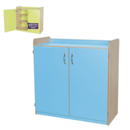 Kubbyclass 962mm High 2 Door Wide Cupboard