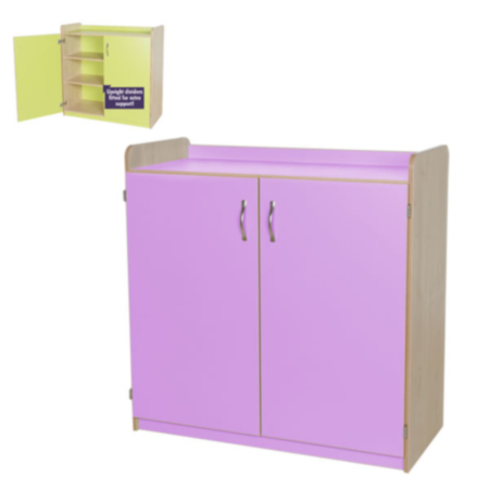 Kubbyclass 1047mm High 2 Door Wide Cupboard