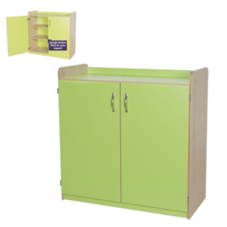 Kubbyclass 1047mm High 2 Door Wide Cupboard