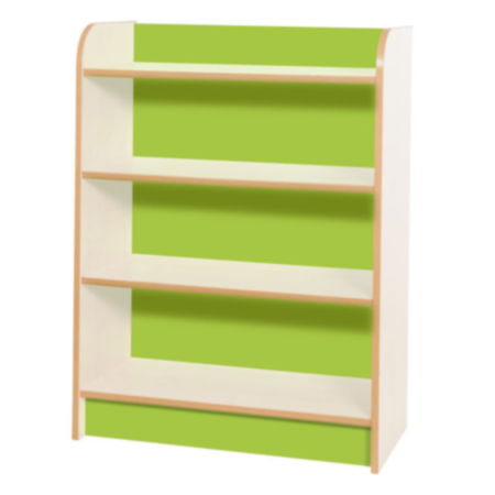 Kubbyclass Polar White 1000mm Library Bookcase