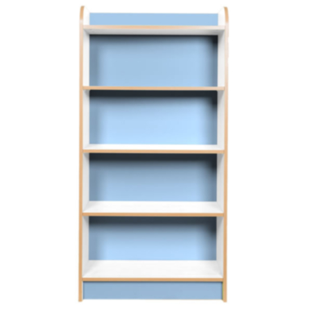 Kubbyclass Polar White 1500mm Library Bookcase