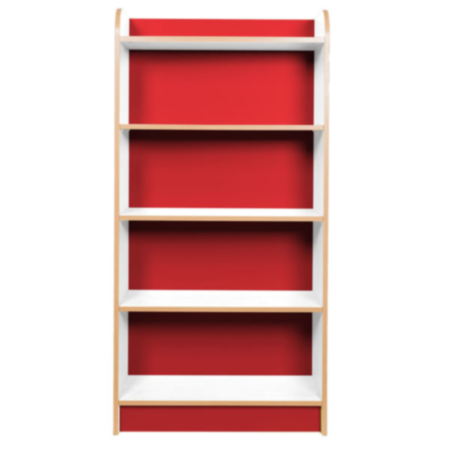 Kubbyclass Polar White 1500mm Library Bookcase
