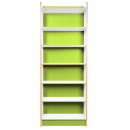 Kubbyclass Polar White 2000mm Library Bookcase