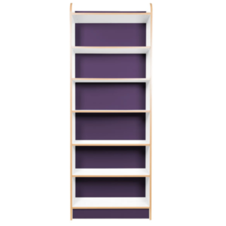 Kubbyclass Polar White 2000mm Library Bookcase