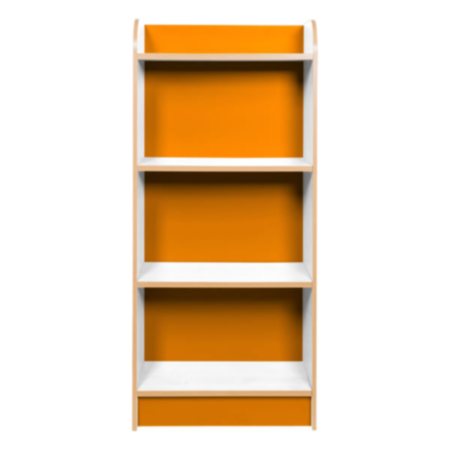 Kubbyclass Polar White 1250mm Slimline Library Bookcase