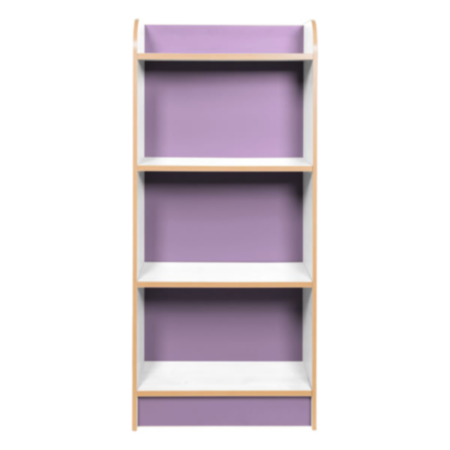 Kubbyclass Polar White 1250mm Slimline Library Bookcase