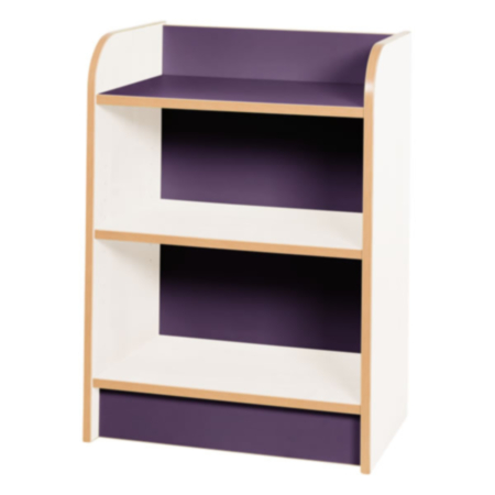 Kubbyclass Polar White 750mm Slimline Library Bookcase