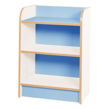 Kubbyclass Polar White 750mm Slimline Library Bookcase