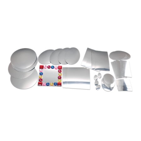 Assorted Plastic Mirrors  Pack 32