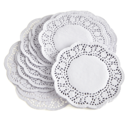 White Doilies  Pack 250
