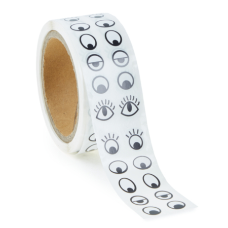 Eye Stickers Black and White  Pack 2000