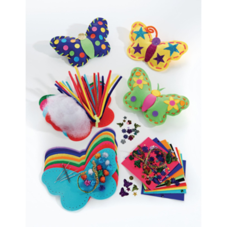 Felt Butterflies  Pack 30