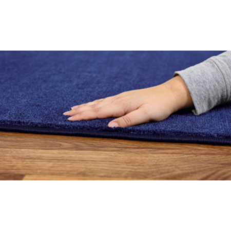 Luxury Super Soft Square Classroom Carpet - Navy