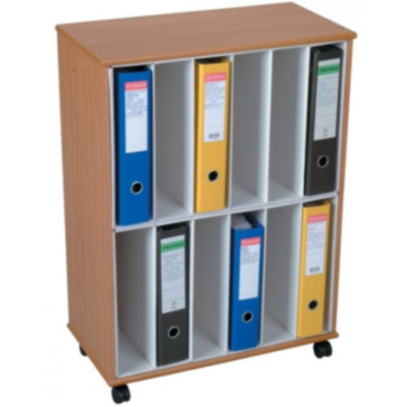 Wooden 12 Lever Beech Arch File Storage Unit