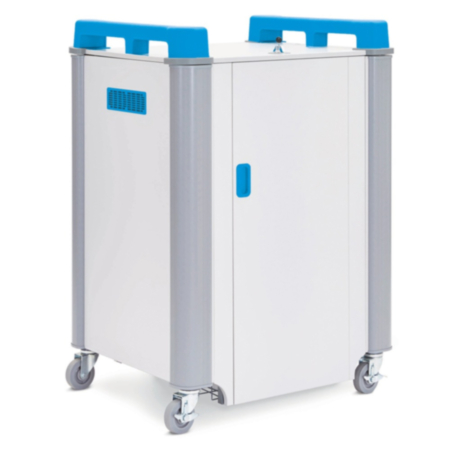 LapCabby 16H Laptop Storage and Charging Trolley - Blue