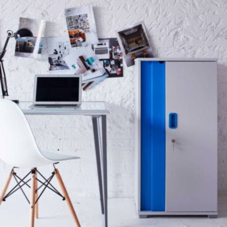 LapCabby Lyte 16 Blue Door Single ICT Storage Unit