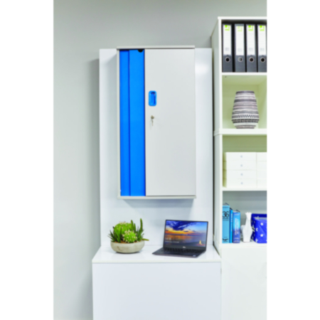LapCabby Lyte Blue Wall 10 ICT Storage Unit