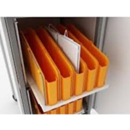 LapCabby Mini 32V Laptop Storage &amp; Charging Trolley- Orange