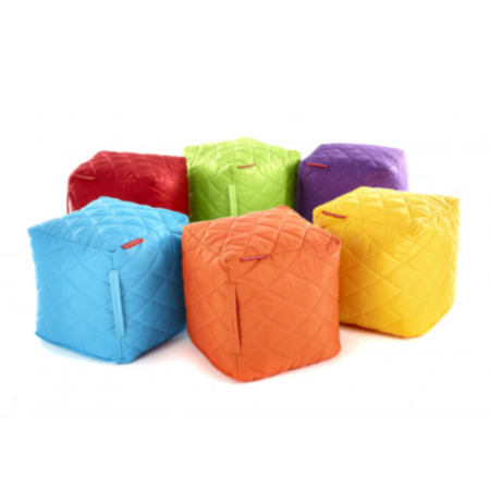 Large Quilted Bean Cubes - Set of 4