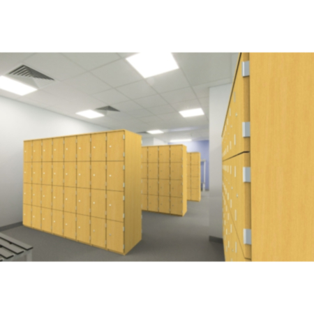 Wooden School Personal Effects Lockers - 6 Colours 