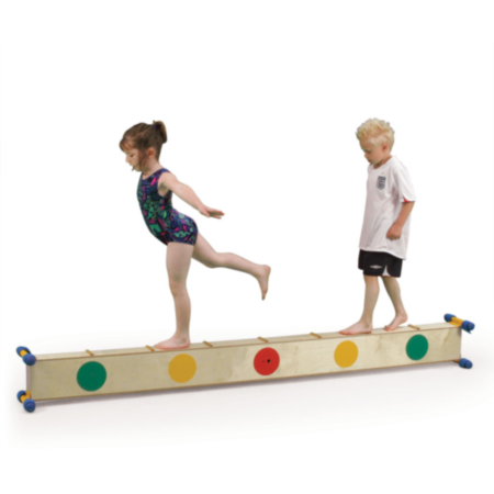 Indoor Wooden Gym Time Balance Beam for Primary Schools