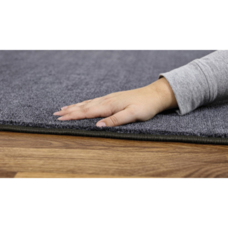 Luxury Super Soft Square Classroom Carpet - Grey