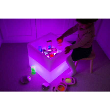 tickit Early Years Colour Changing Sensory Light Cube Play Table