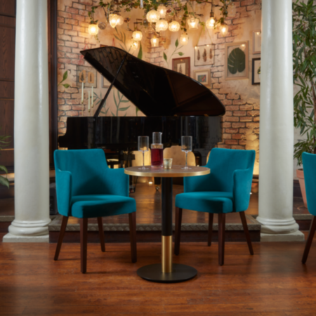 Logan Upholstered Cafe Bistro Chair