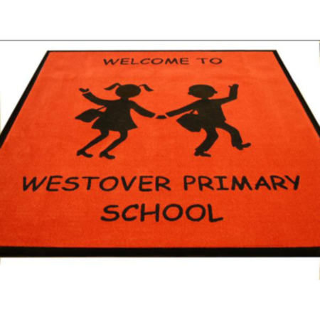 School Entrance Mat with School Logo
