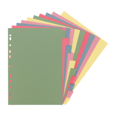 Classmates A4Index Dividers 10part Pack 25