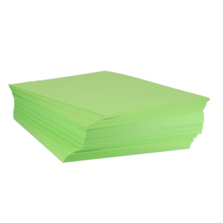 280micron Brill Col Card A4 Spring Green
