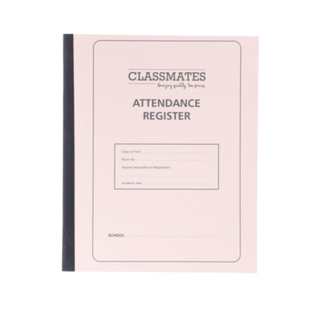 Classmates Attendance Register with Pocket