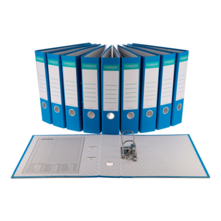 Classmates A4 Lever Arch Files Blue Pack 10