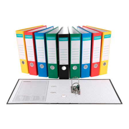 Classmates A4 Lever Arch Files Assortment Pack 10