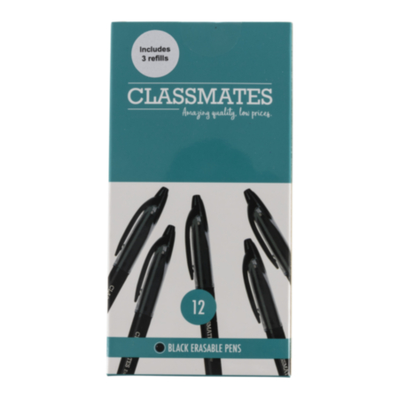 Classmates Erasable Pensblack