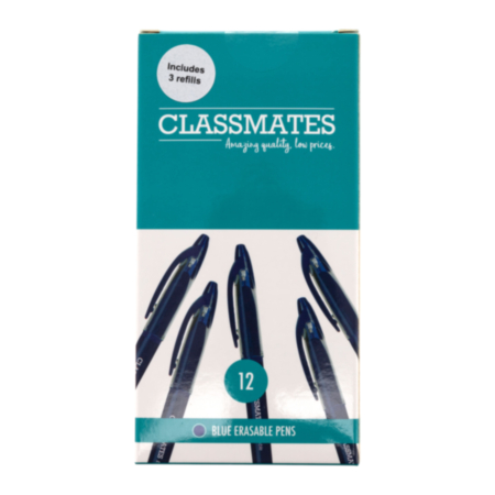 Classmates Erasable Pensblue