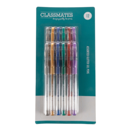 Classmates Glitter Gel Pens Assorted