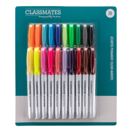 Classmates Perm Colour Markers Assort